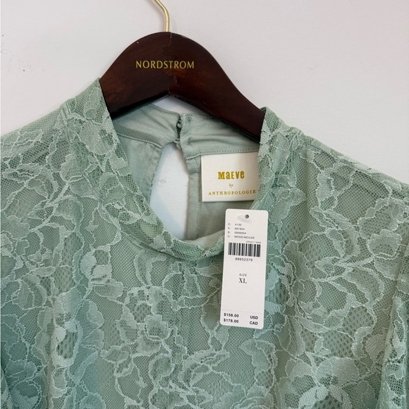 NWT Maeve by Anthropologie Sleeveless Mock-Neck Lace Mini Dress Size XL - Picture 5 of 5